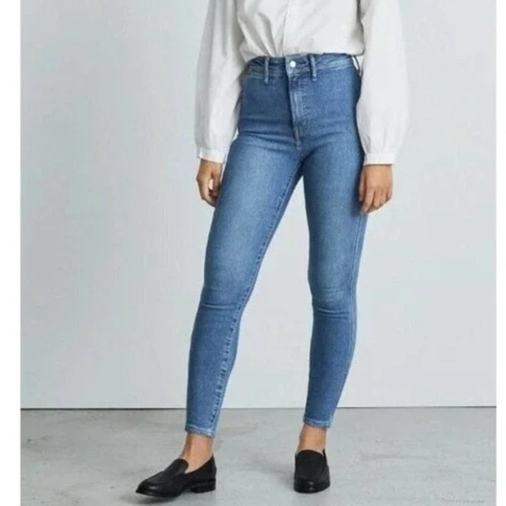 Everlane The‎ Way High Skinny Jean Clean Front